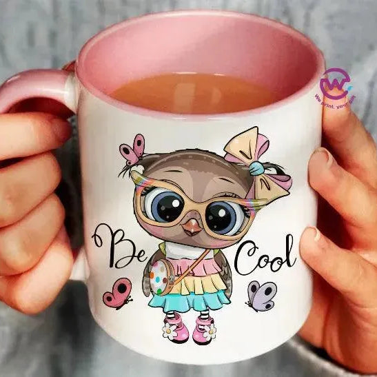 Mug-Colored Inside - Owl - WE PRINT