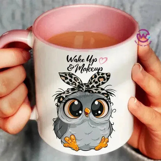 Mug-Colored Inside - Owl - WE PRINT