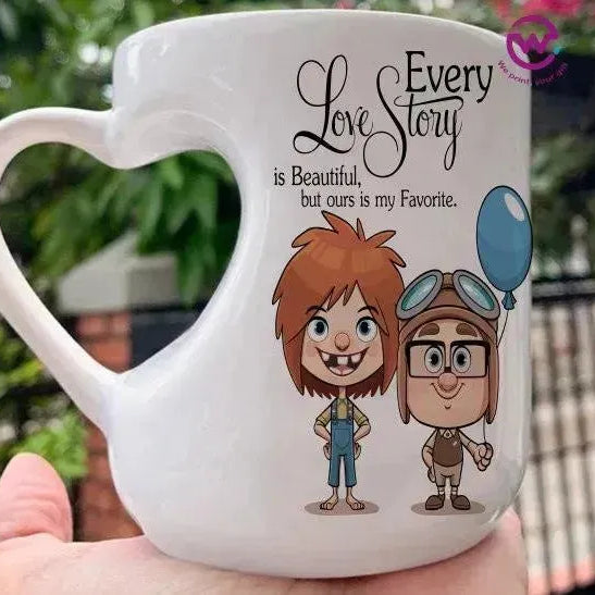 Mug-Heart-Handle -Valentine's Day - WE PRINT