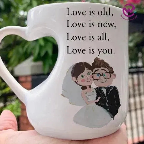 Mug-Heart-Handle -Valentine's Day - WE PRINT