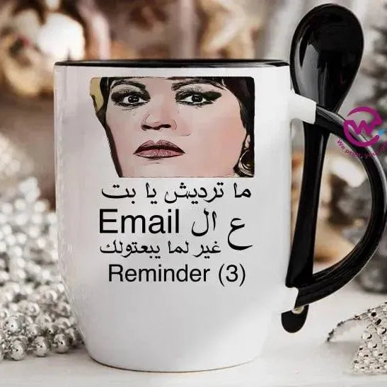 Mug-With Spoon - Comic C - WE PRINT