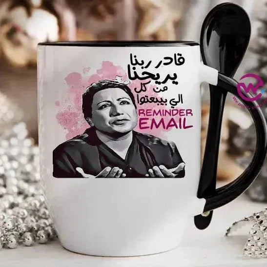 Mug-With Spoon - Comic C - WE PRINT