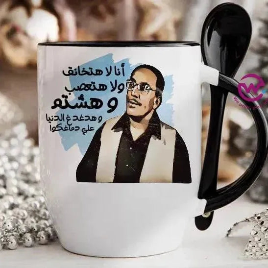 Mug-With Spoon - Comic C - WE PRINT