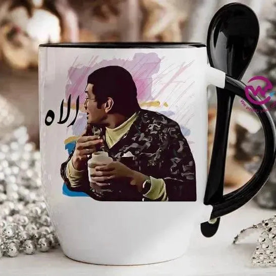 Mug-With Spoon - Comic C - WE PRINT
