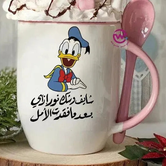 Mug-With Spoon -Comic -G - WE PRINT