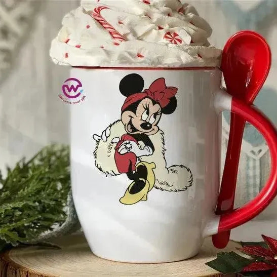 Mug-With Spoon - Disney - WE PRINT