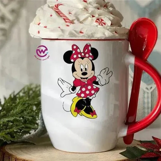 Mug-With Spoon - Disney - WE PRINT