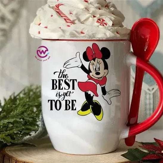Mug-With Spoon - Disney - WE PRINT