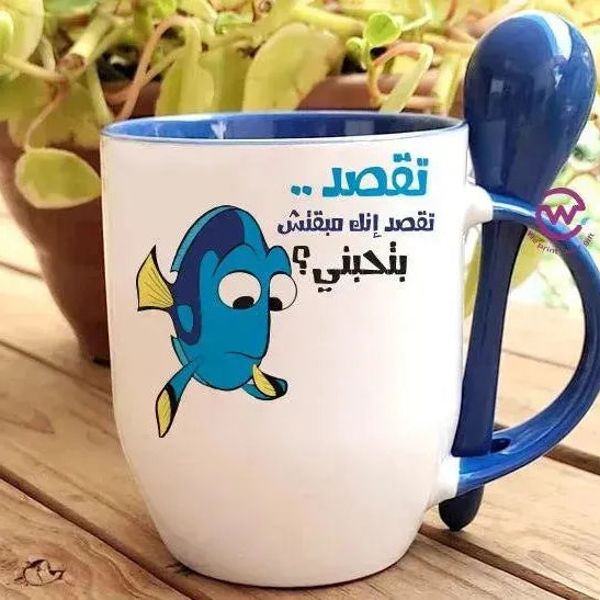 Mug-With Spoon - Finding Nemo - WE PRINT
