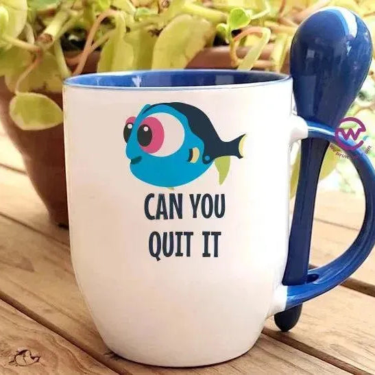 Mug-With Spoon - Finding Nemo - WE PRINT