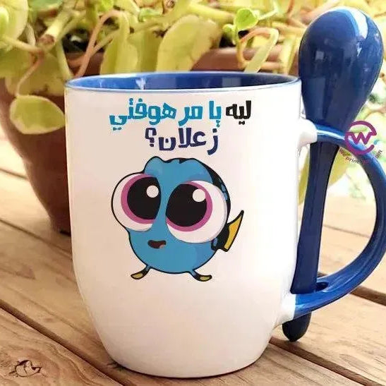 Mug-With Spoon - Finding Nemo - WE PRINT