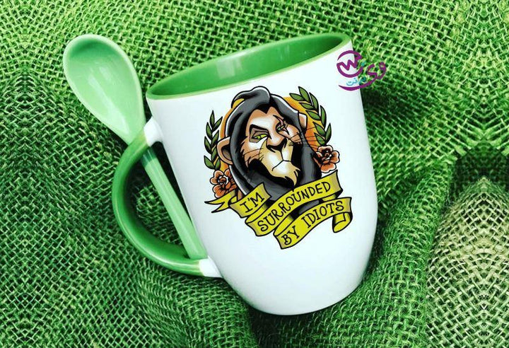 Mug-With Spoon -Lion King - WE PRINT