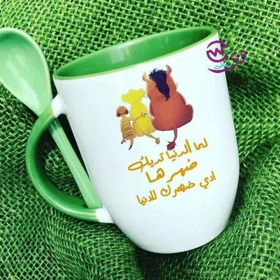 Mug-With Spoon -Lion King - WE PRINT