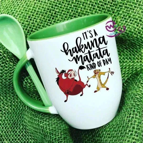 Mug-With Spoon -Lion King - WE PRINT