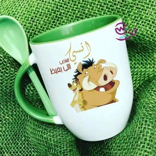 Mug-With Spoon -Lion King - WE PRINT