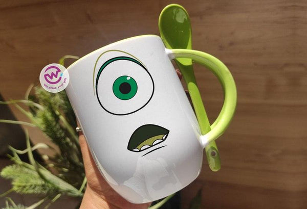 Mug-With Spoon - Monster Inc-A - WE PRINT