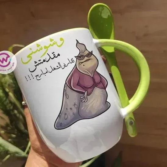 Mug-With Spoon - Monster Inc-A - WE PRINT