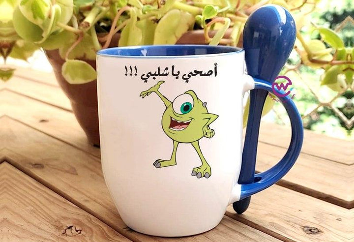 Mug-With Spoon - Monster Inc. - weprint.yourgift