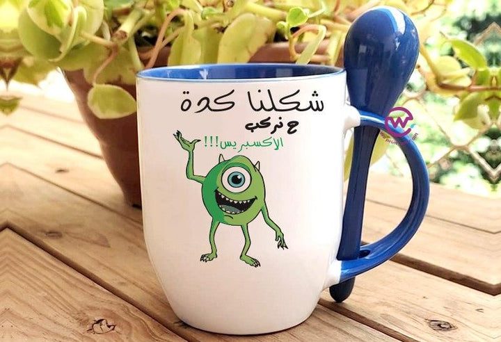 Mug-With Spoon - Monster Inc. - weprint.yourgift