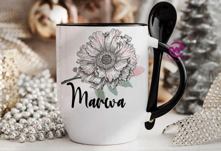 Mug-With Spoon - Names - weprint.yourgift