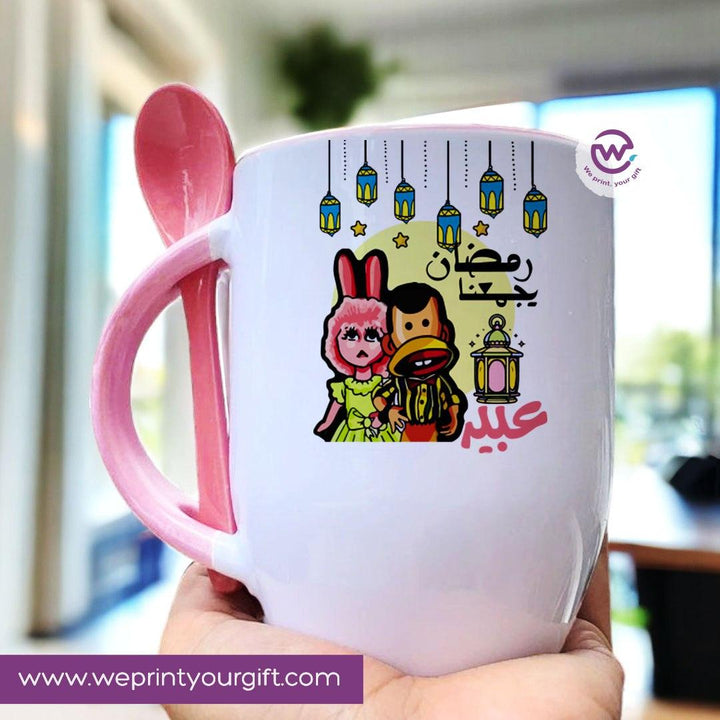 Mug-With Spoon -Ramadan -A - WE PRINT