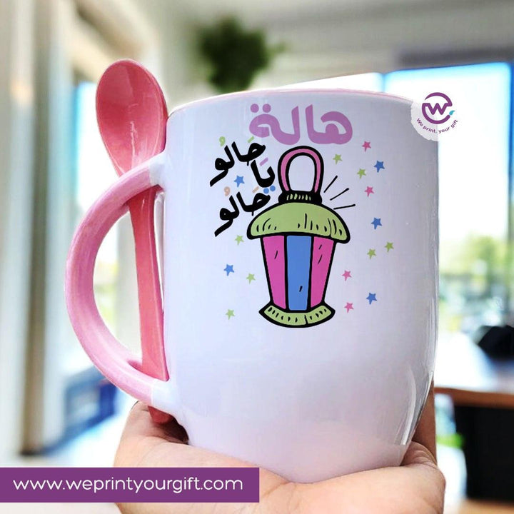 Mug-With Spoon -Ramadan -A - WE PRINT