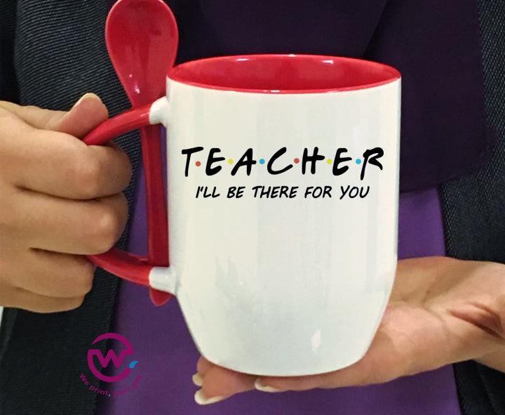 Mug-With Spoon -Teachers - WE PRINT