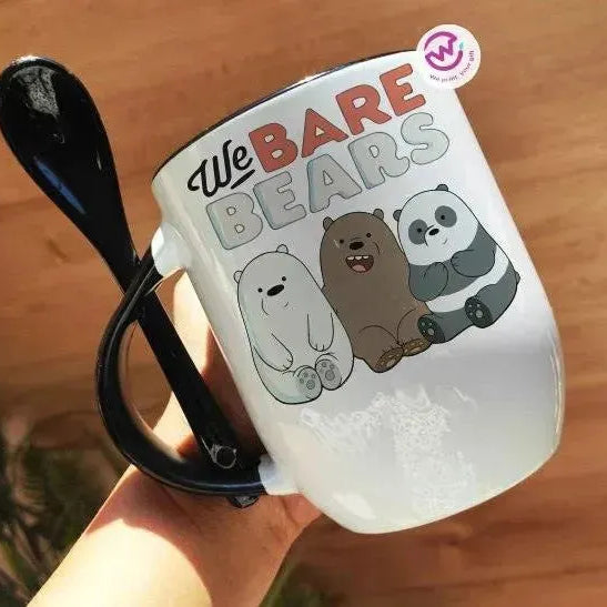 Mug-With Spoon - We Bear Bears - WE PRINT