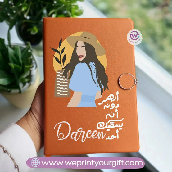 Notebook A5 - Magnetic Clip- Boho - WE PRINT