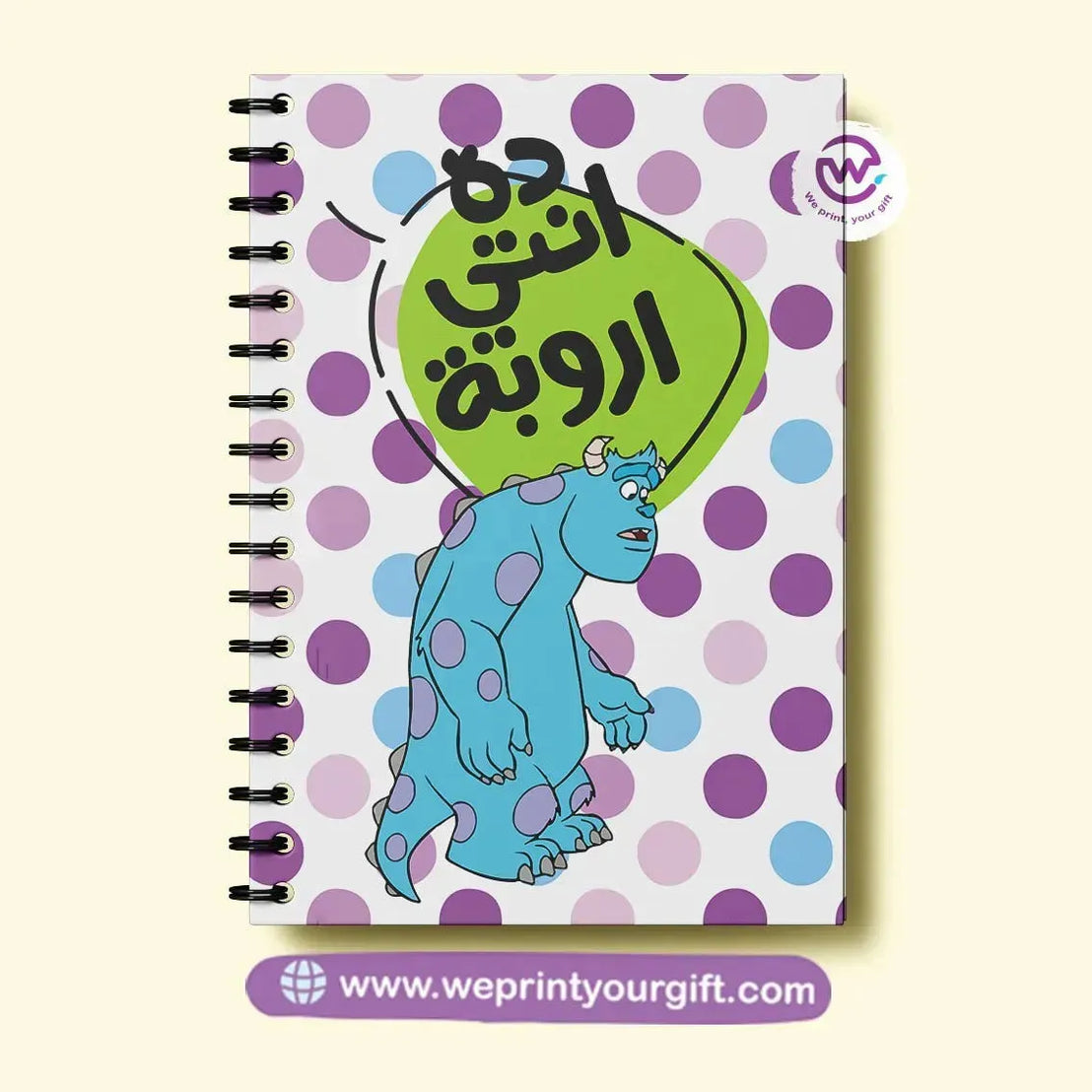Notebook - A5-Monsters, Inc. - WE PRINT