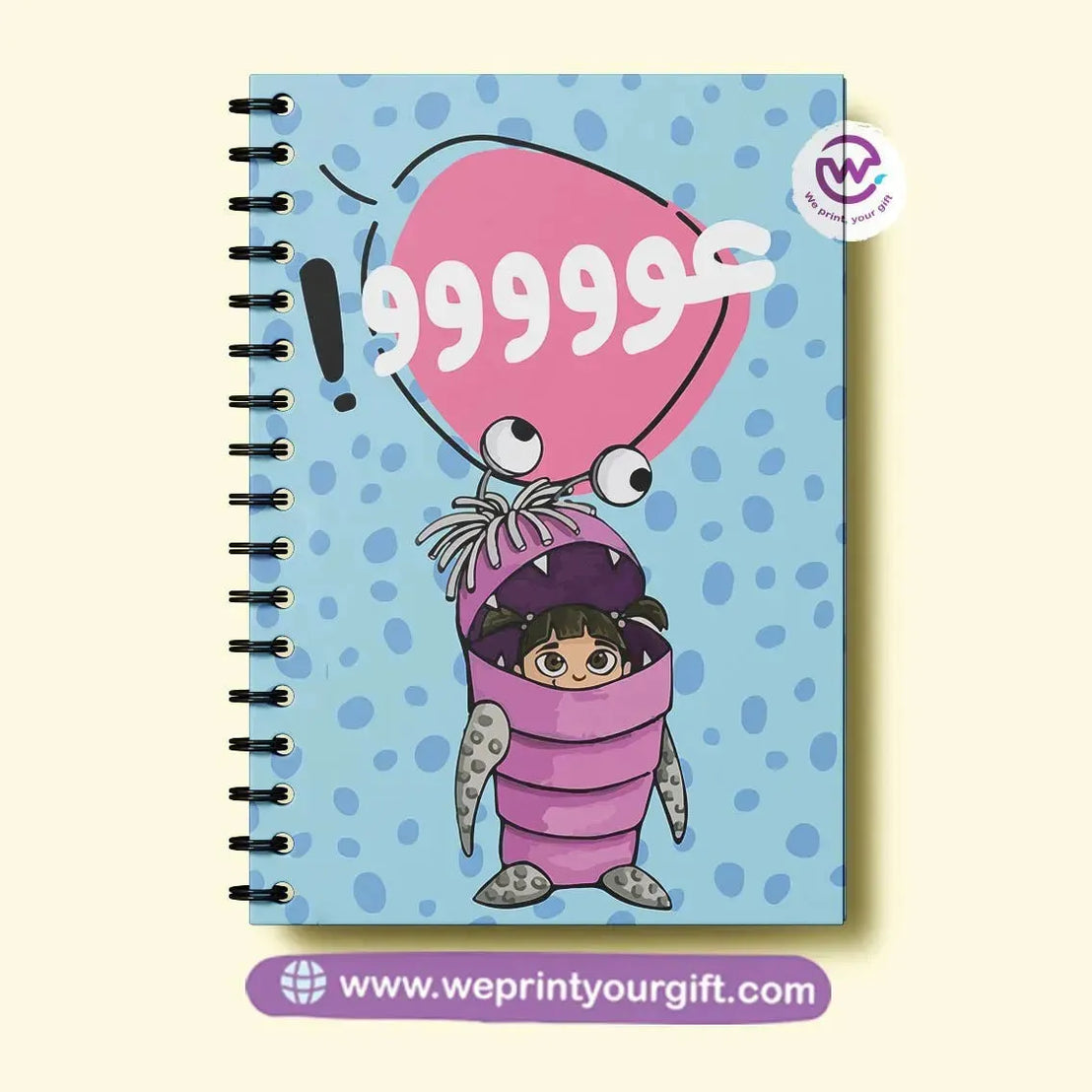 Notebook - A5-Monsters, Inc. - WE PRINT