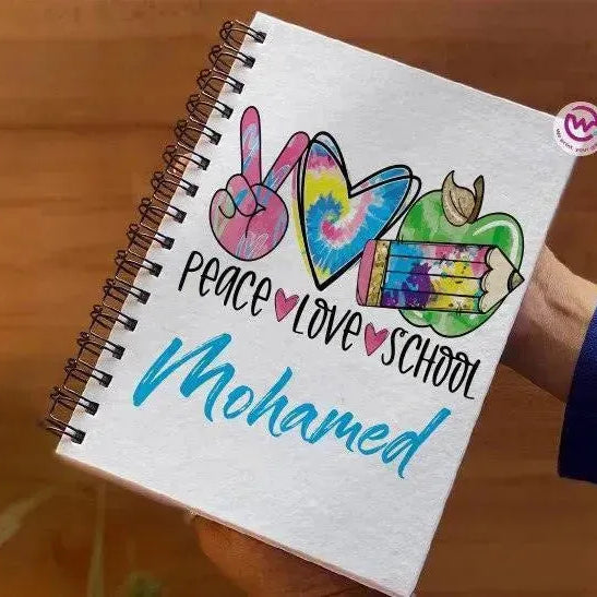 Notebook - A5 Size - Back To School-A - WE PRINT