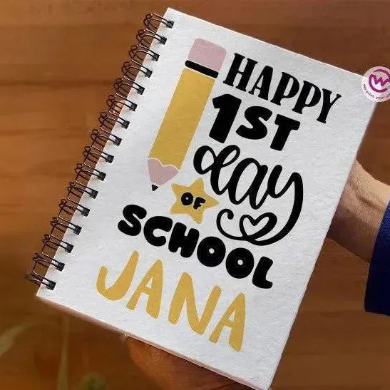 Notebook - A5 Size - Back To School-A - WE PRINT