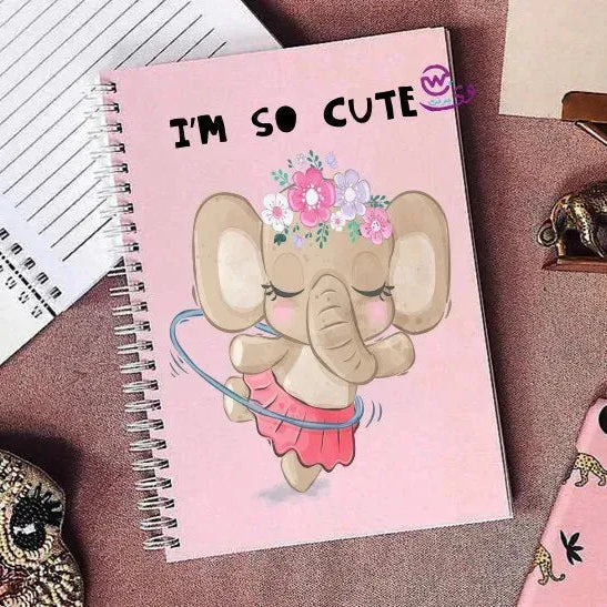 Notebook - A5 Size - Elephant - WE PRINT