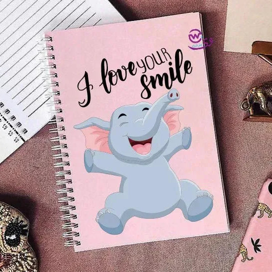 Notebook - A5 Size - Elephant - WE PRINT