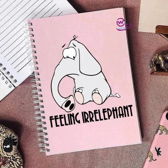 Notebook - A5 Size - Elephant - WE PRINT
