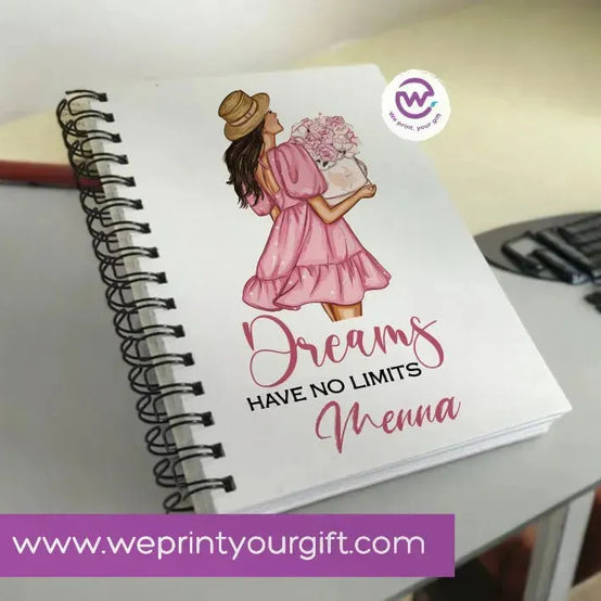 Notebook - A5 Size - English Motivational quotes - WE PRINT