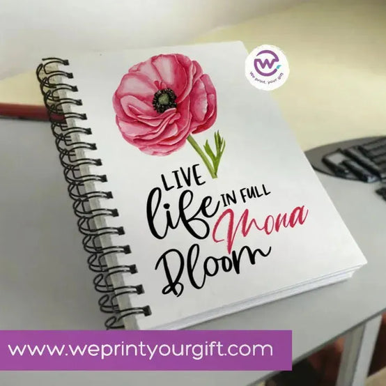 Notebook - A5 Size - English Motivational quotes - WE PRINT