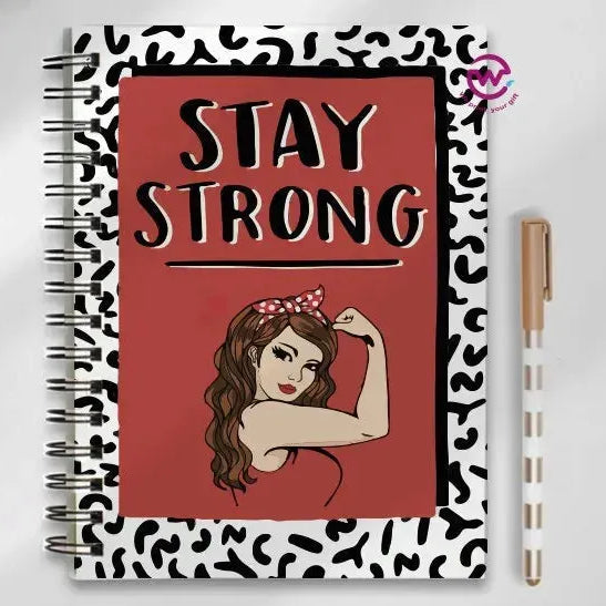 Notebook - A5 Size - English quotes - WE PRINT