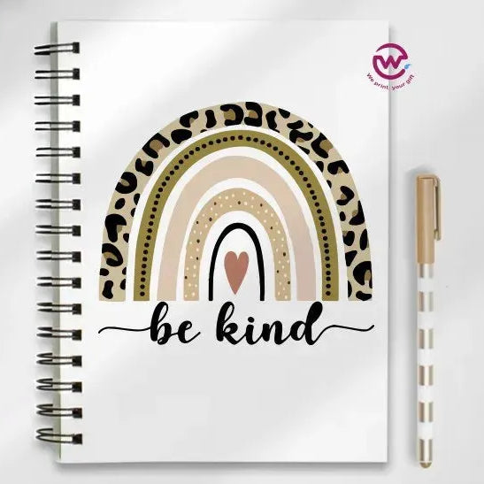 Notebook - A5 Size - English quotes - WE PRINT