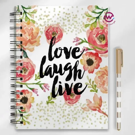 Notebook - A5 Size - English quotes - WE PRINT