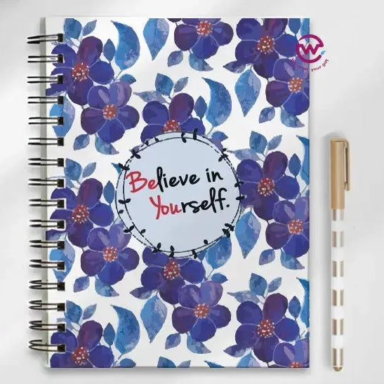 Notebook - A5 Size - English quotes - WE PRINT