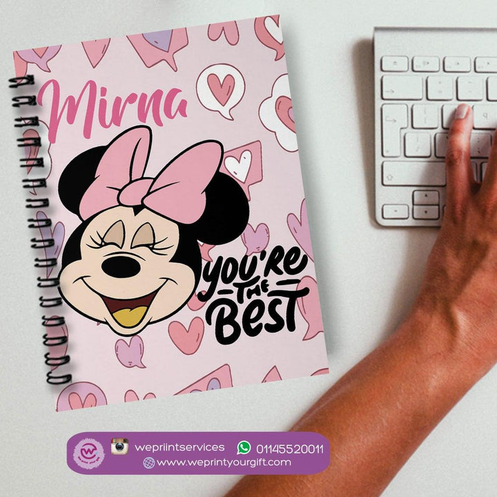 Minnie Mouse notebook