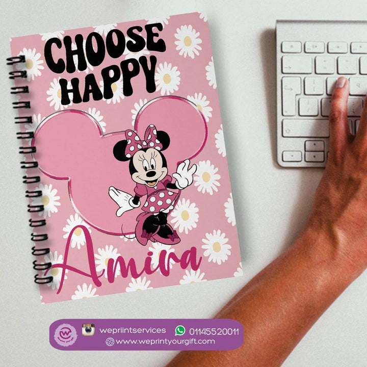 Minnie Mouse notebook