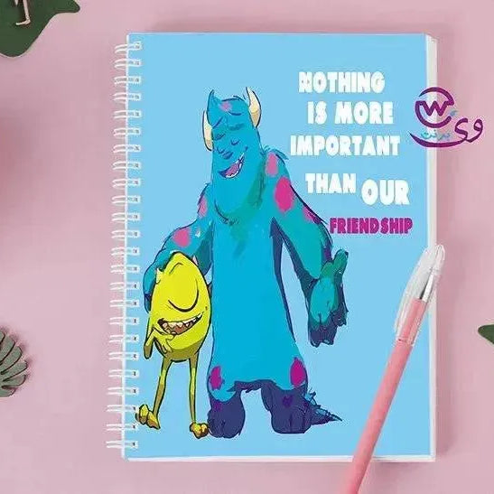 Notebook - A5 Size - Monster inc. - WE PRINT
