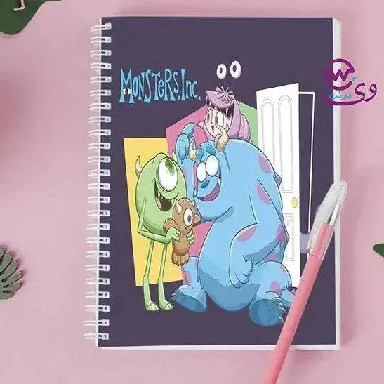 Notebook - A5 Size - Monster inc. - WE PRINT