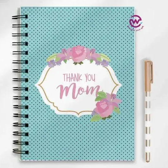 Notebook - A5 Size - Mother's Day Designs 1 - WE PRINT