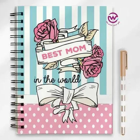 Notebook - A5 Size - Mother's Day Designs 1 - WE PRINT