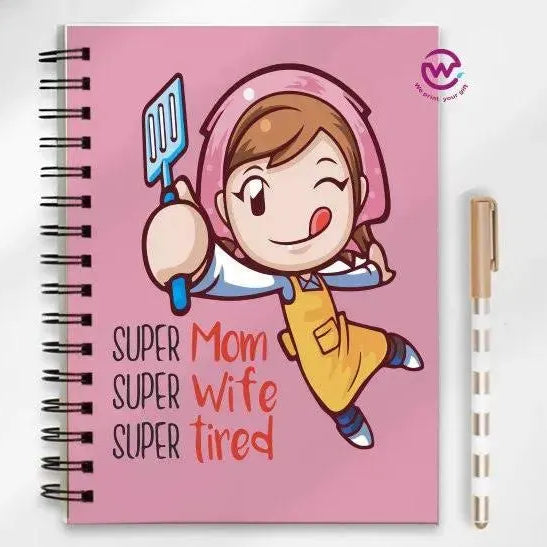 Notebook - A5 Size - Mother's Day Designs 1 - WE PRINT