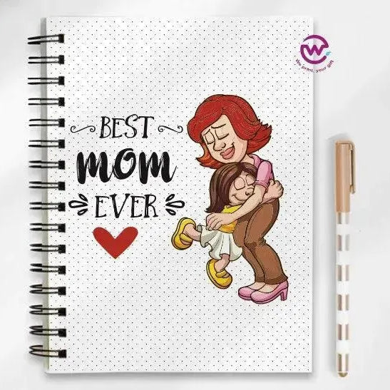 Notebook - A5 Size - Mother's Day Designs 1 - WE PRINT